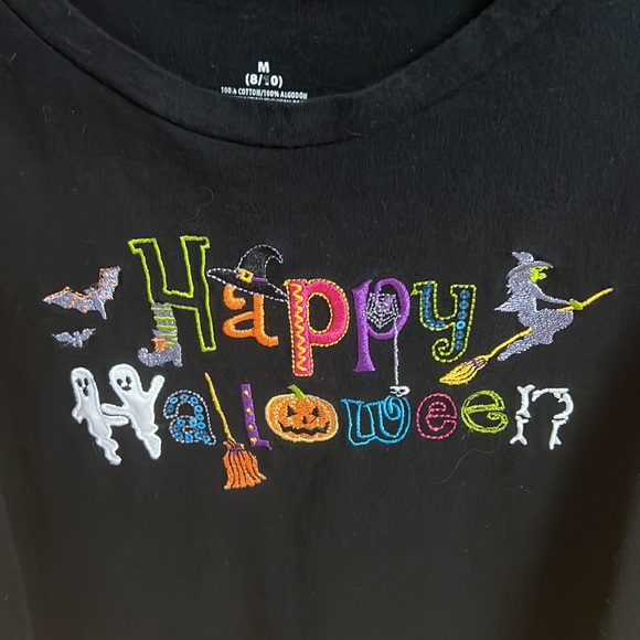 Girls size 8/10 Halloween long sleeve top - Picture 4 of 5